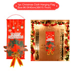 Christmas Hanging Flag Merry Christmas Decorations 