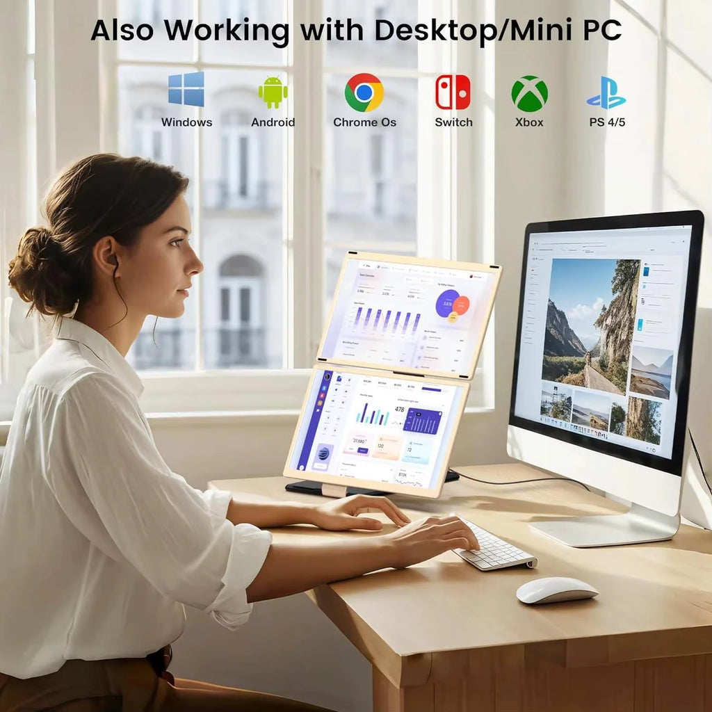  S6 Triple Portable Monitor 15.6Inch 