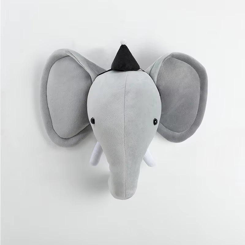 Felt Animal Head Wall Decor Kids