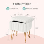 Faux Fur Seat with Storage Space