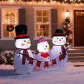 6.2FT Lighted Snowman