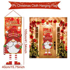 Christmas Hanging Flag Merry Christmas Decorations 