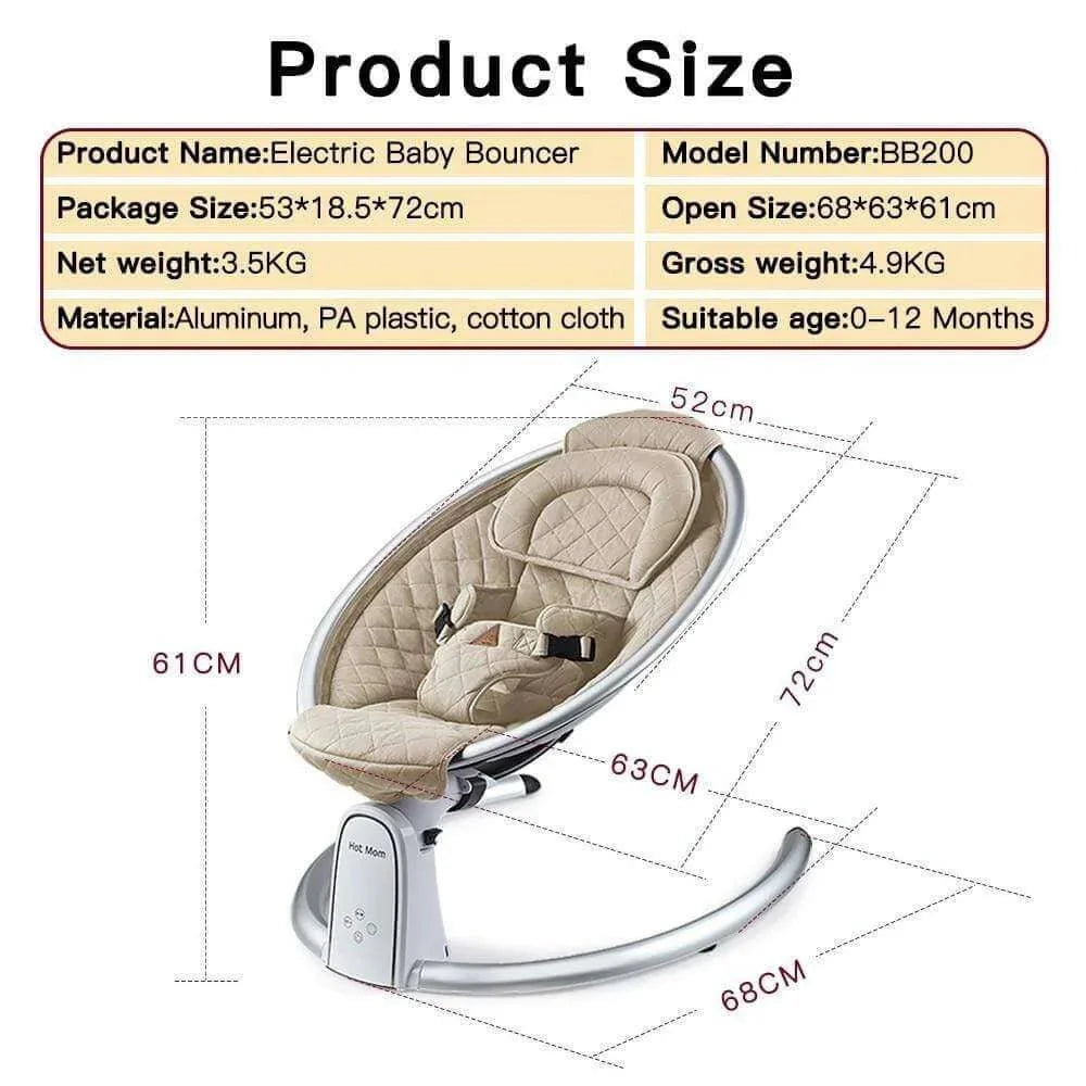  Electric Baby Rocker With Bluetooth 