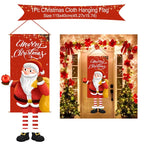 Christmas Hanging Flag Merry Christmas Decorations 