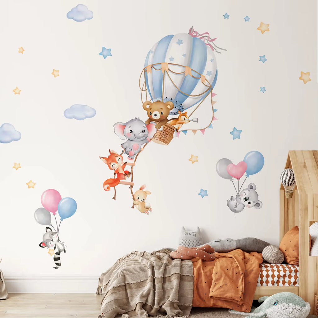  Bear Balloon Wall Stickers for Kids Room