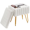 Faux Fur Seat with Storage Space