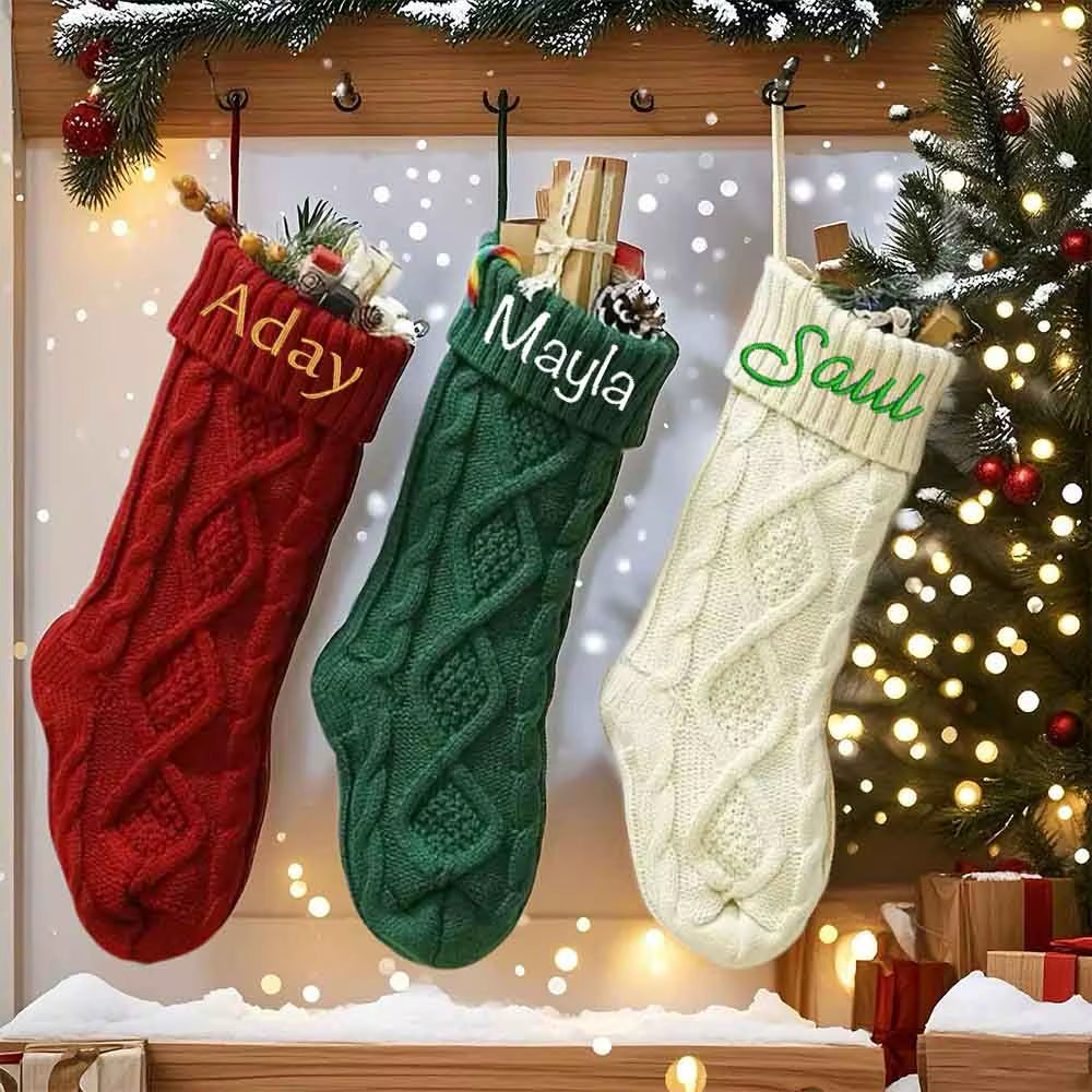 Customized Name Christmas Socks