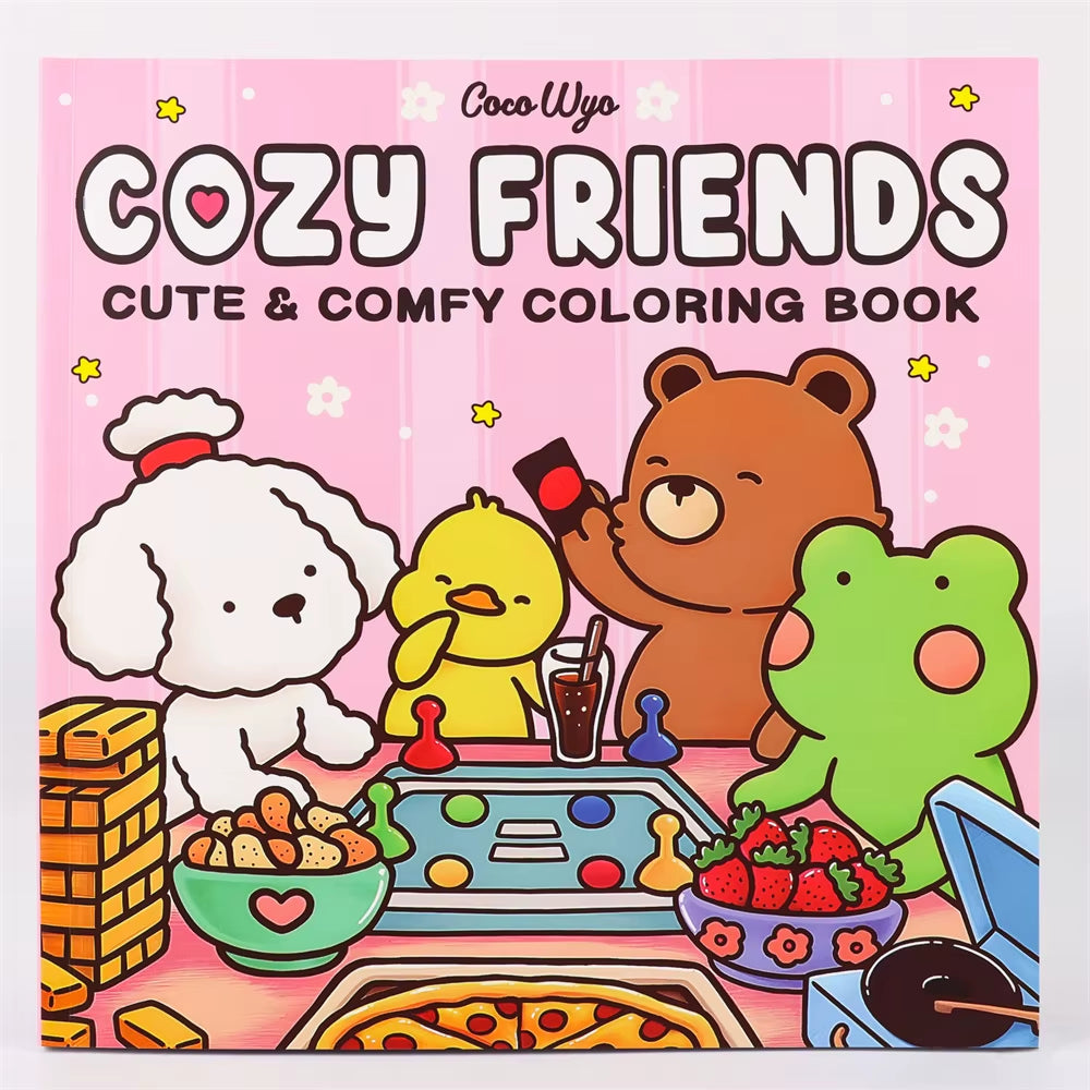 COZY FRIENDS Coloring Book 