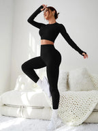 Dewbera Cut & Back Thumb Holes Sports Set 