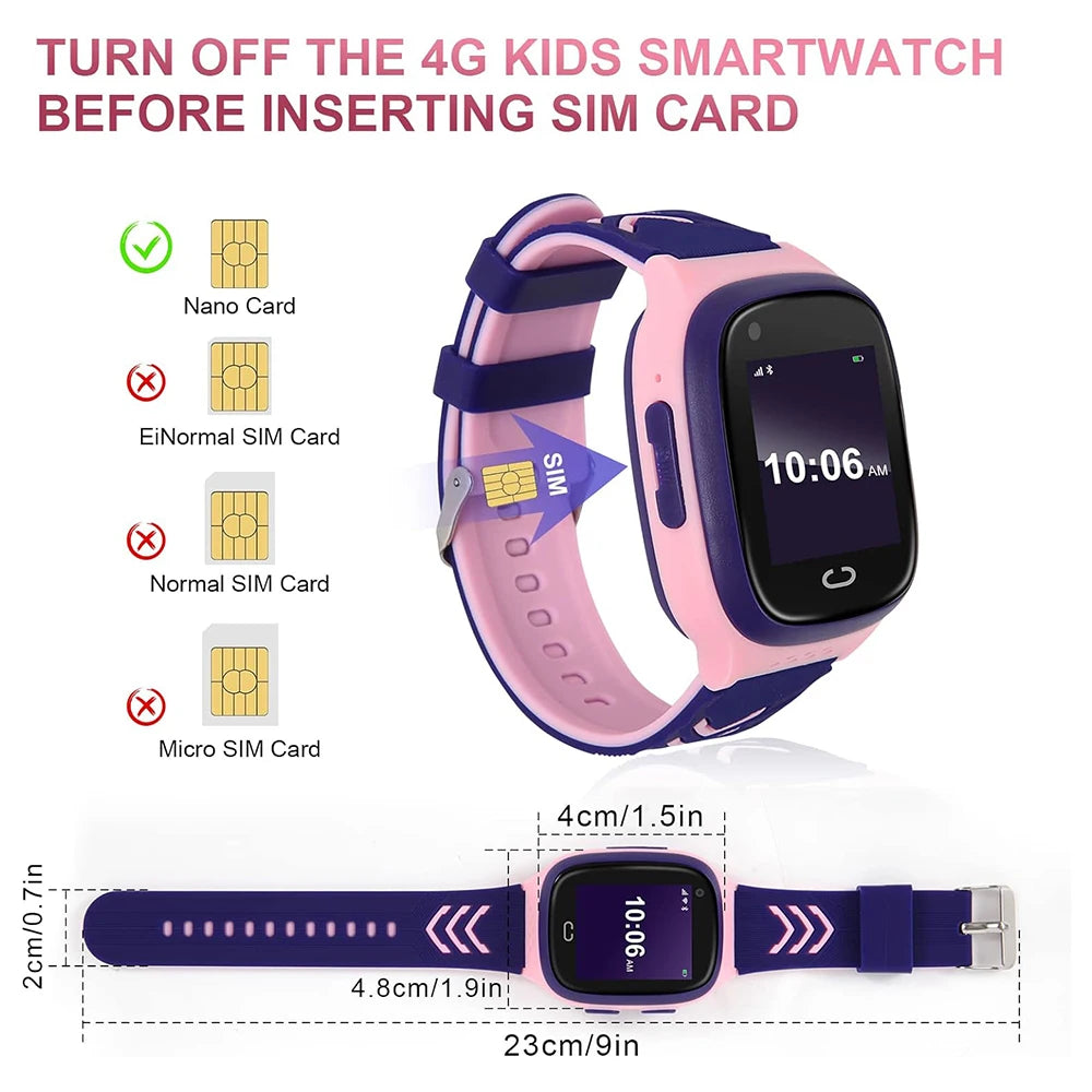 4G Kids Smart Watch GPS