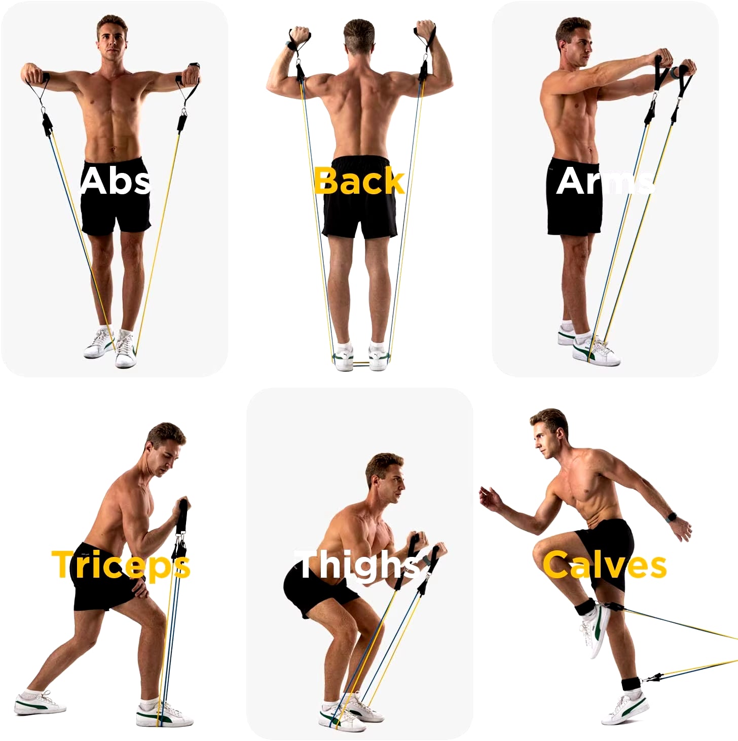 136 KG Resistance Elastic Band