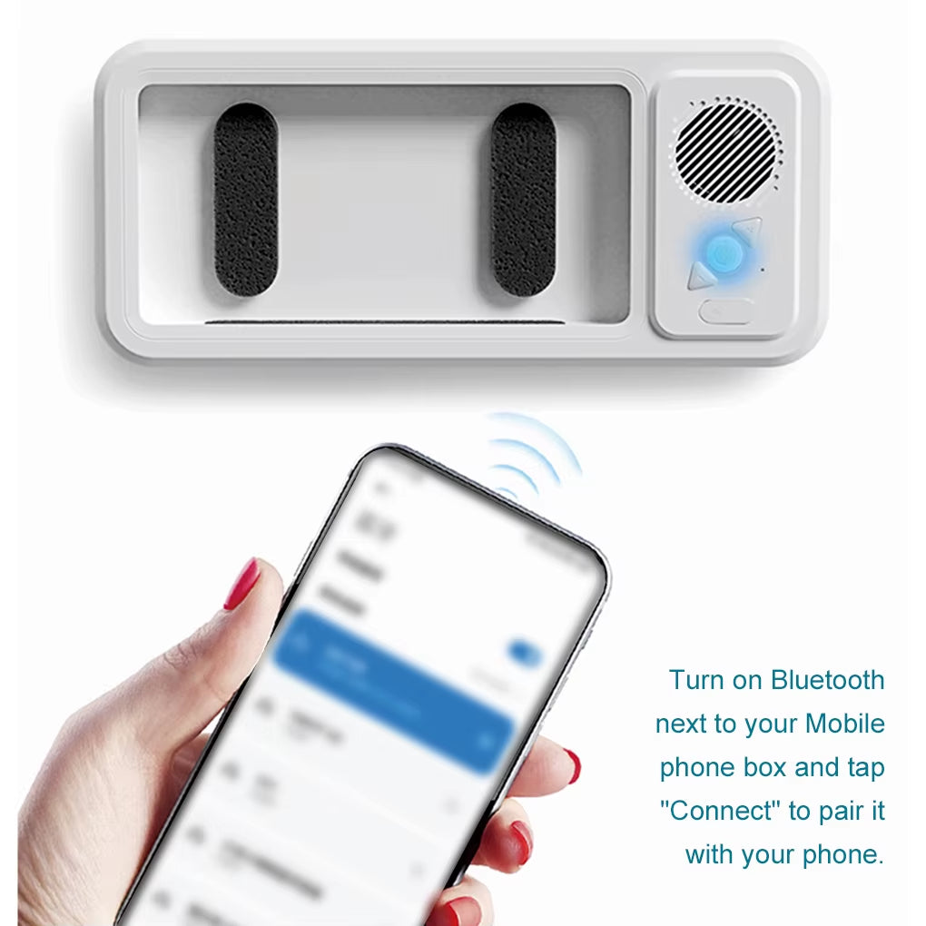 Waterproof Phone Holder with Bluetooth Speaker 