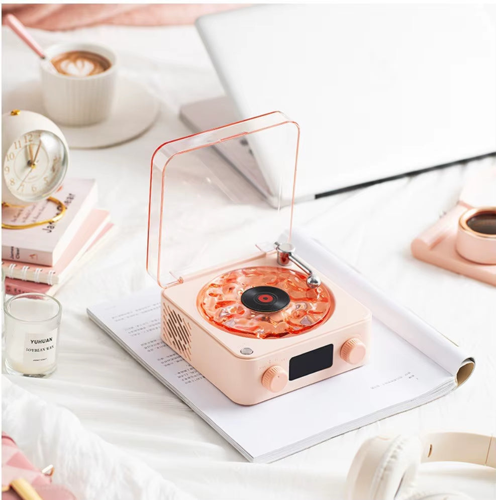 2025 New Retro Vinyl Wireless Bluetooth Speaker 