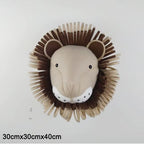 Felt Animal Head Wall Decor Kids
