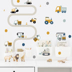 Urban Build Car Wall Stickers 