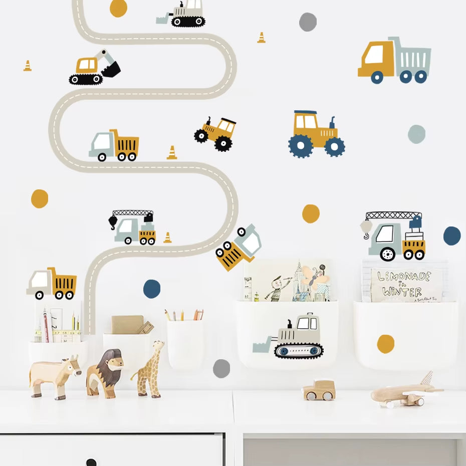 Urban Build Car Wall Stickers 