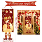 Christmas Hanging Flag Merry Christmas Decorations 