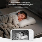 2K Video Baby Monitor with 2 Cameras 