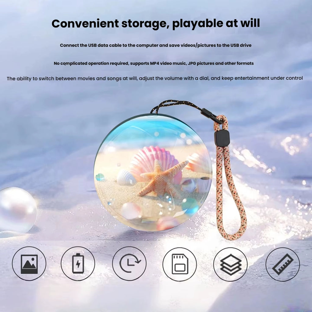  Ornament Picture Custom Video Crystal Ball