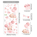  Bear Balloon Wall Stickers for Kids Room