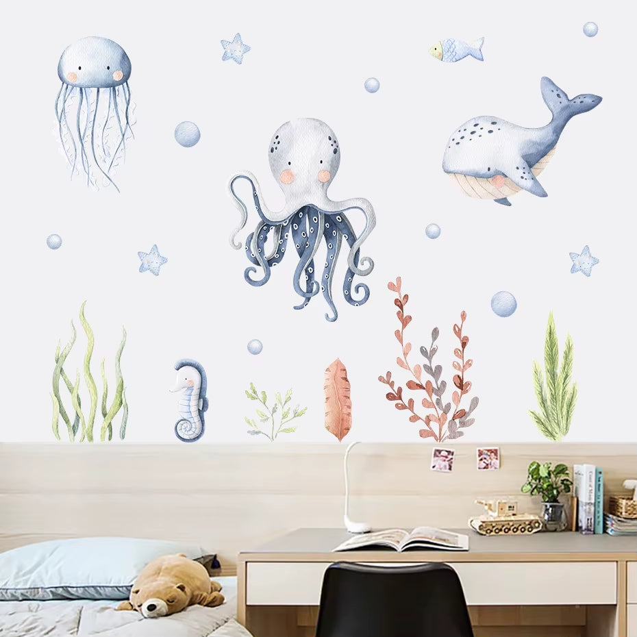  Ocean Animal Wall Stickers 