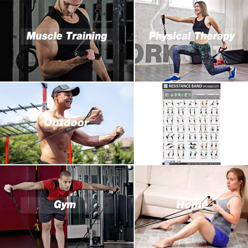 136 KG Resistance Elastic Band