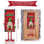 Christmas Hanging Flag Merry Christmas Decorations 