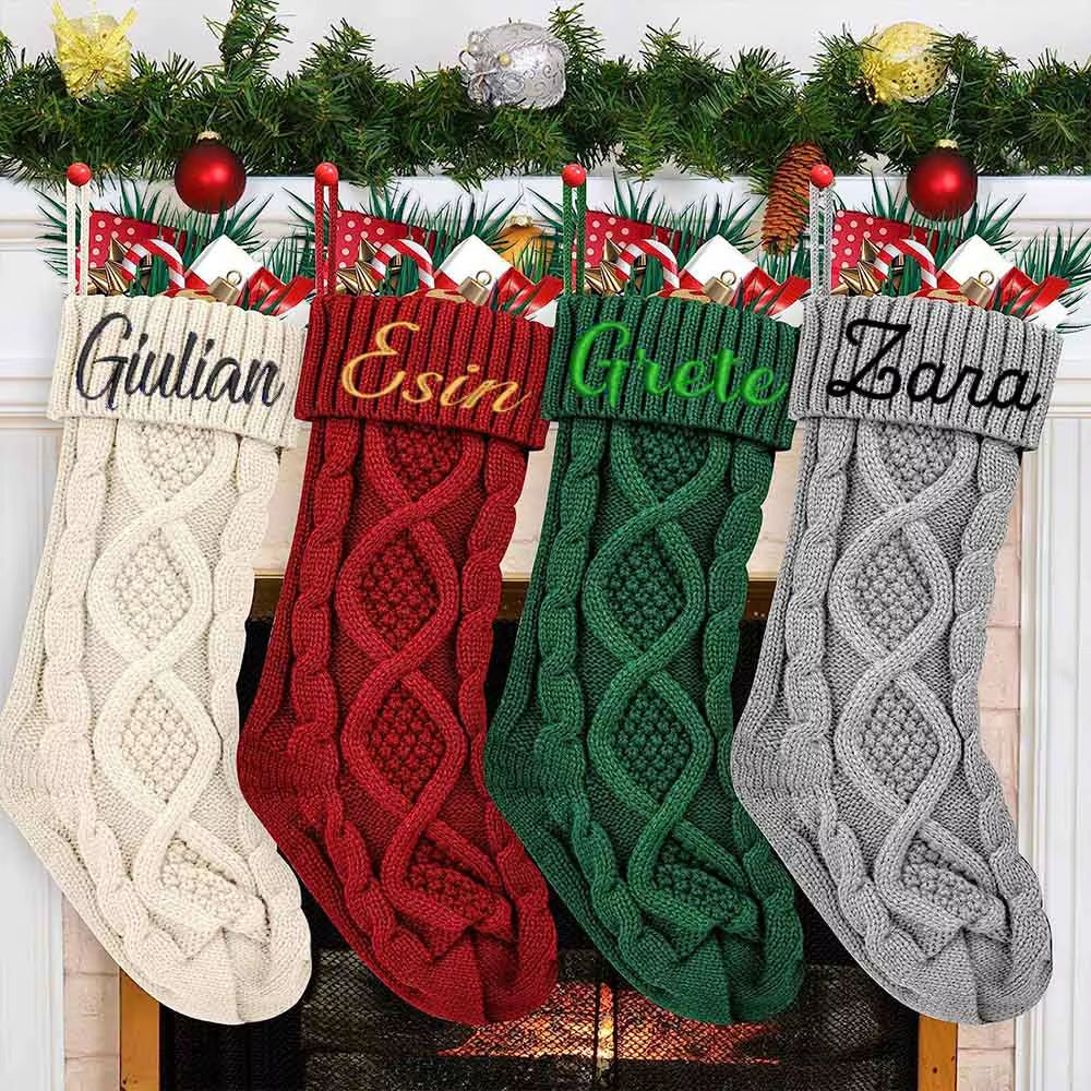 Customized Name Christmas Socks