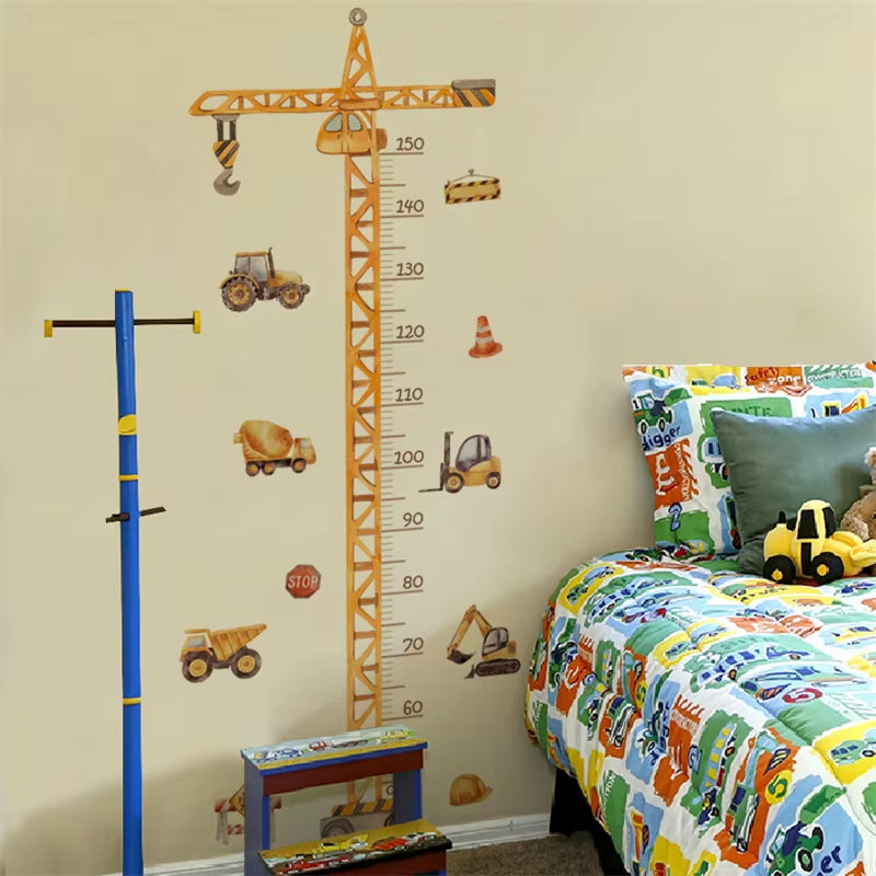  Crane/Vehicle Tower Height Measure Wall Sticker