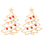 Christmas Earrings with Christmas Tree 