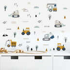 Urban Build Car Wall Stickers 