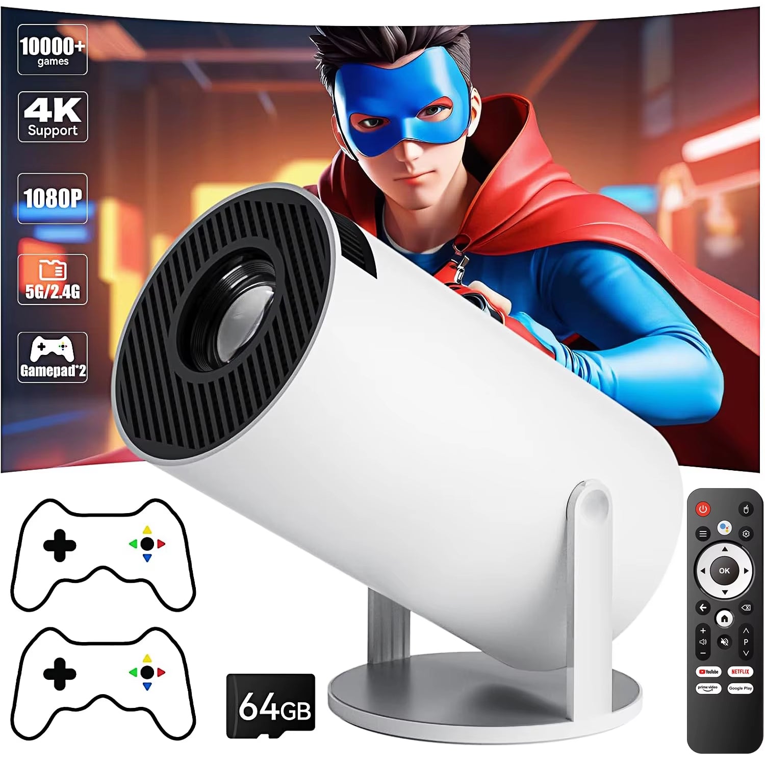 Retro Video Game projector 