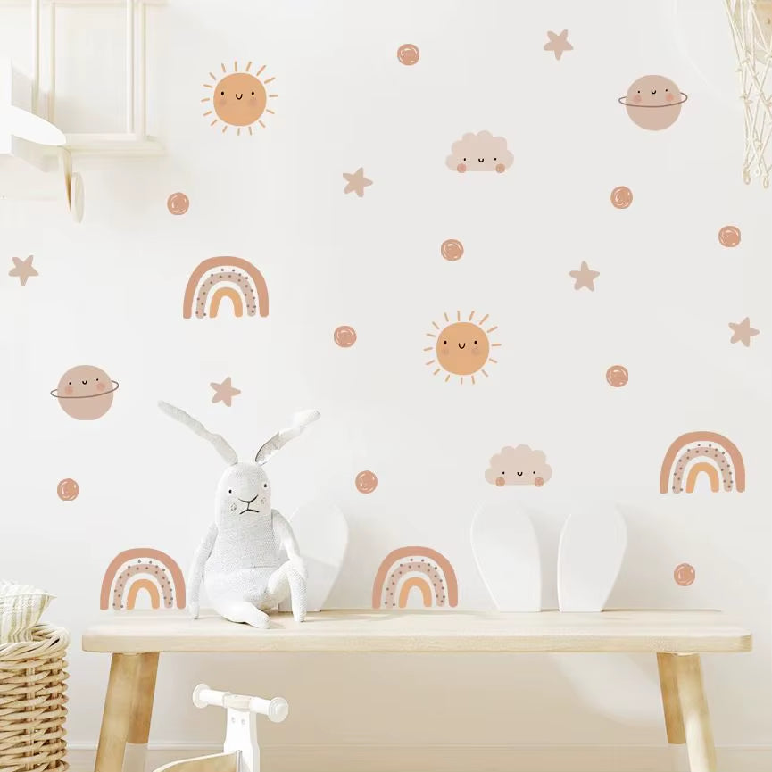  Cute Rainbow Wall Stickers 