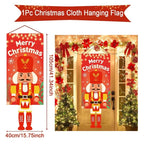Christmas Hanging Flag Merry Christmas Decorations 