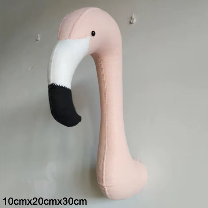 Felt Animal Head Wall Decor Kids