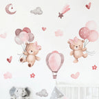  Bear Balloon Wall Stickers for Kids Room