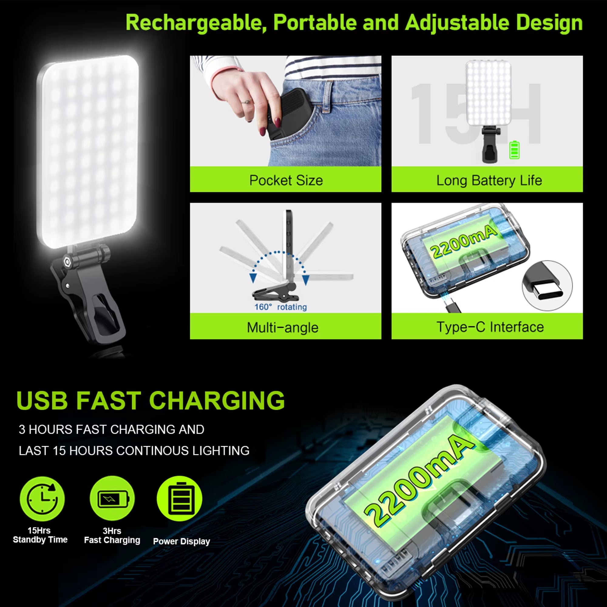 LED Selfie Light 