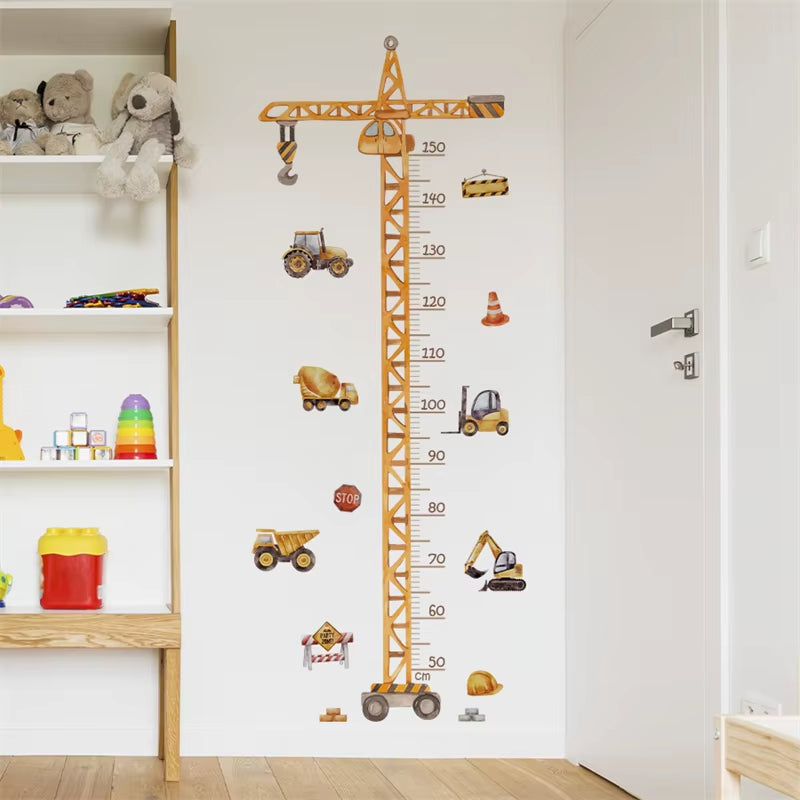  Crane/Vehicle Tower Height Measure Wall Sticker