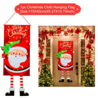 Christmas Hanging Flag Merry Christmas Decorations 