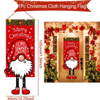 Christmas Hanging Flag Merry Christmas Decorations 