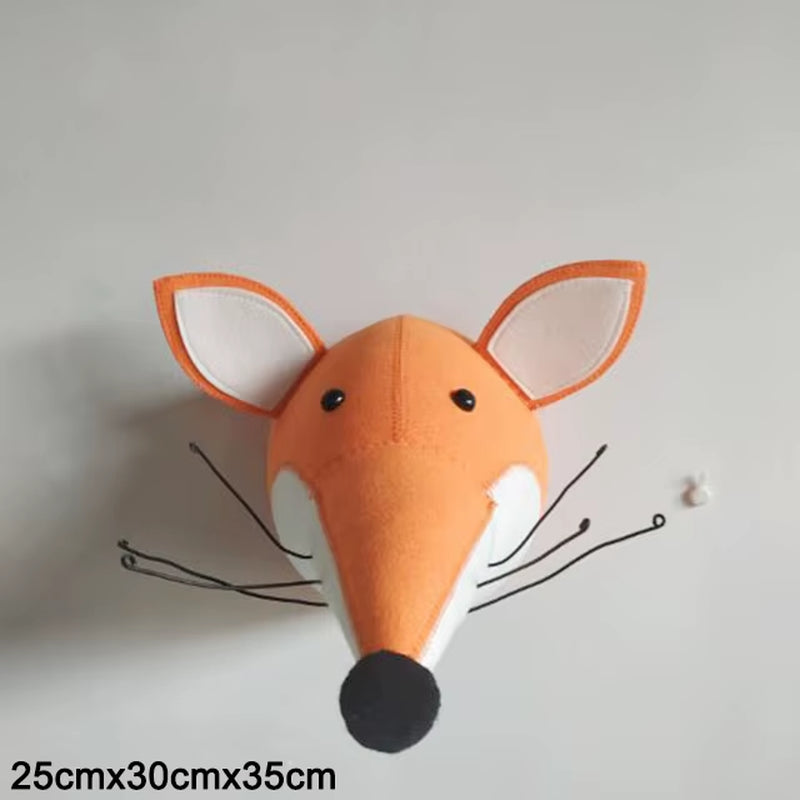Felt Animal Head Wall Decor Kids