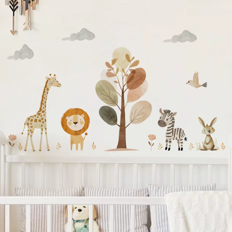  Wildlife Jungle Wall Sticker 