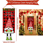 Christmas Hanging Flag Merry Christmas Decorations 