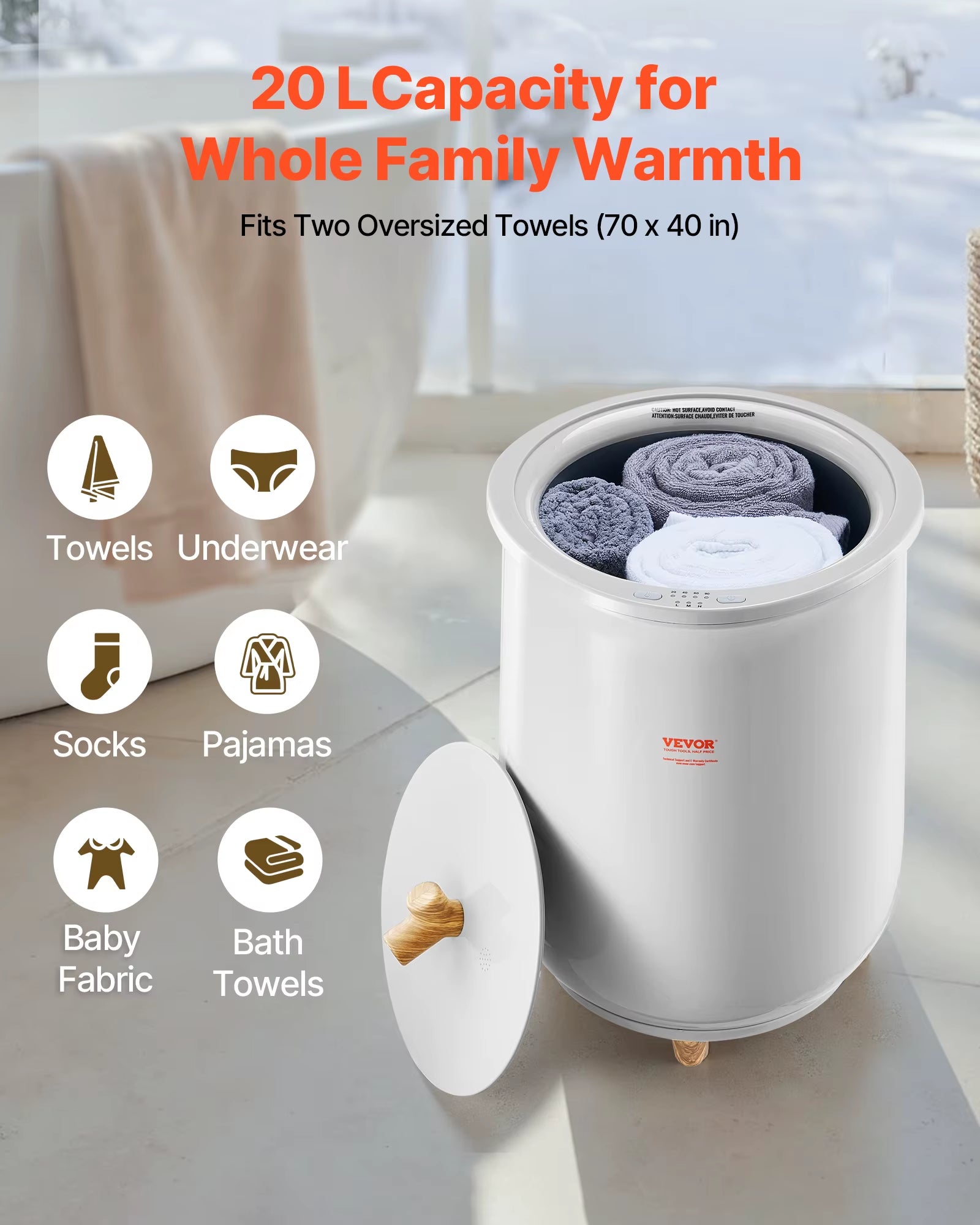 Heated Towel Warmer 20L  