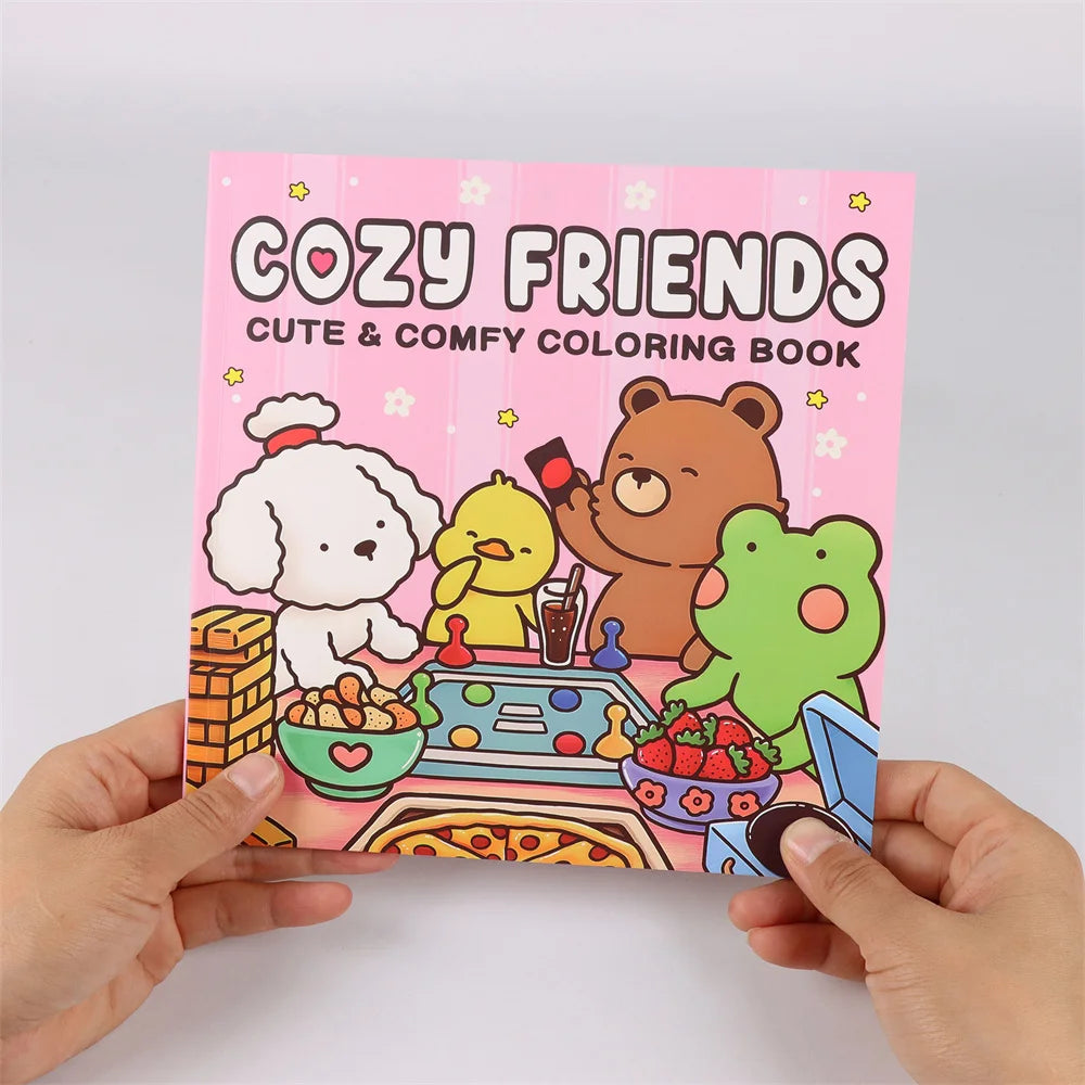 COZY FRIENDS Coloring Book 