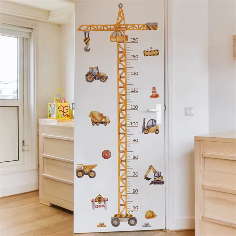  Crane/Vehicle Tower Height Measure Wall Sticker