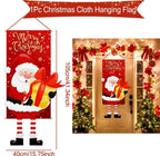 Christmas Hanging Flag Merry Christmas Decorations 
