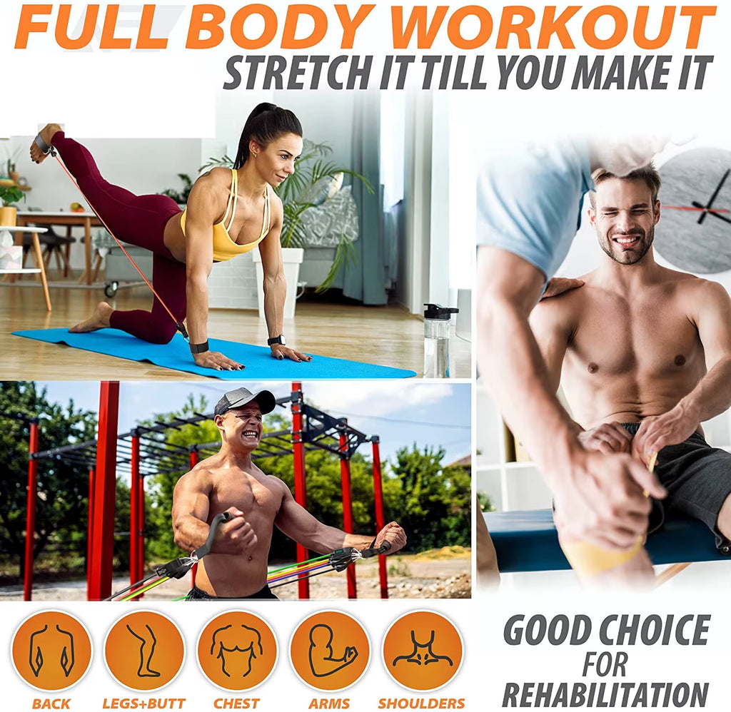 136 KG Resistance Elastic Band