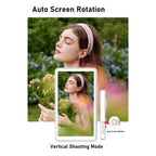 Magnetic Phone Vlog Selfie Monitor Screen Back Camera Monitor Phone Vlog Selfie Screen for Android Iphone Cellphone Accessory