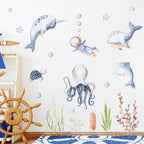  Ocean Animal Wall Stickers 